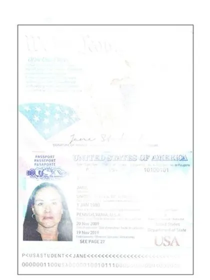 Example of a scanning problem: overexposed.